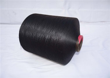 China Cor girada anel Texturised poliéster do preto da categoria do fio 150D/96F AA de 100% DTY fornecedor