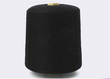 China O preto tingiu o fio de algodão orgânico regenerado fazendo malha personalizado fornecedor