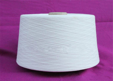 China Kniting/poliéster de tecelagem girou o branco do descoramento do fio com fibra 100% do Virgin fornecedor