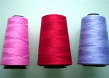 China Fio 100% colorido tingido da linha de costura do poliéster 40/2, linha do poliéster para a máquina de costura fornecedor