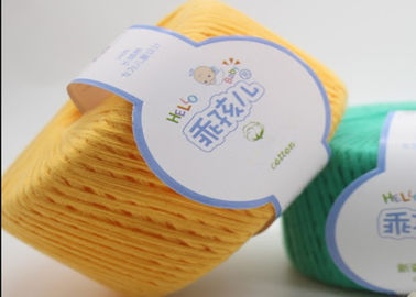 China 100% fio para confecção de malhas do algodão, fio tricotando manualmente colorido para o desgaste do bebê, ISO aprovado fornecedor