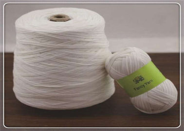 Fio tubular Eco macio do fio branco cru da cavidade do algodão de Coreless amigável fornecedor