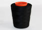 Tenacidade alta girada preto reciclada do fio de poliéster para a tela ou a roupa de confecção de malhas fornecedor