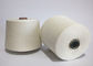 O anel girou o fio de algodão puro branco cru 21s/2 para fazer malha e tecer fornecedor