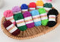 O acrílico sortido da bola 100% da cor DIY faz crochê o fio para tricotar manualmente, ODM fornecedor
